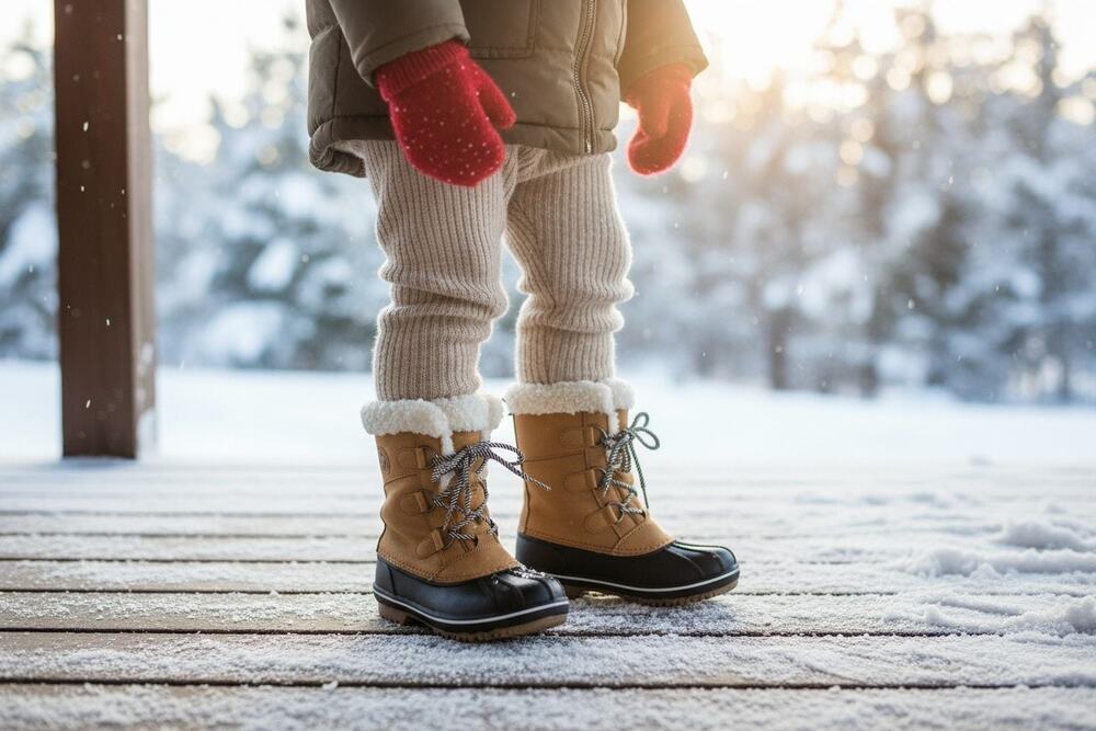 Cat & Jack Kids Insulated Duck Snow Boots Size 3